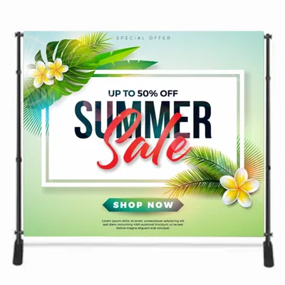 With Stand With Stand - Custom Banners Now