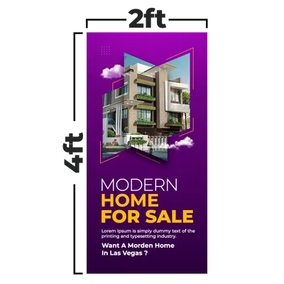 2 x 4 ft - Custom Banners Now