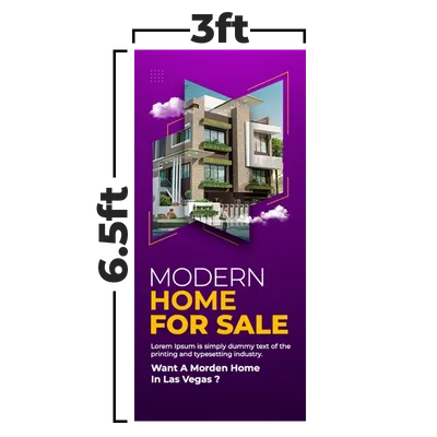 3 ft x 6.5 ft - Custom Banners Now