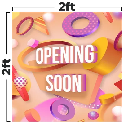 2 x 2 ft - Custom Banners Now