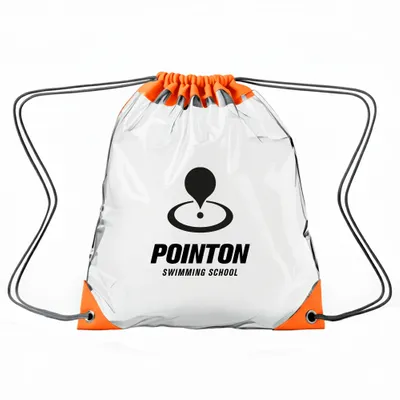 Clear - Orange - Custom Banners Now