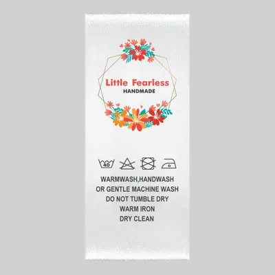 Satin Woven Label - Custom Banners Now