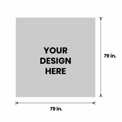 79in x 79in - Custom Banners Now