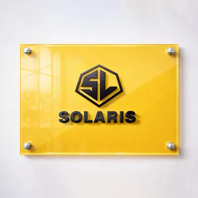 Stacked Logo + Text - Custom Banners Now