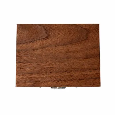 Walnut with Silver Frame - Custom Banners Now