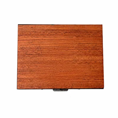 Bubinga with Black Frame - Custom Banners Now