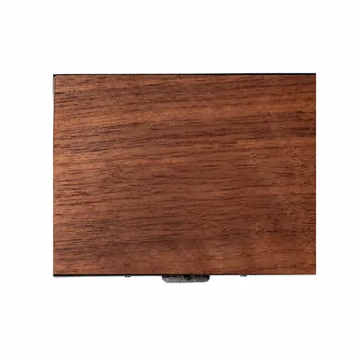 Walnut with Black Frame - Custom Banners Now