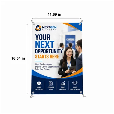 A3 (11.69 in x 16.54 in) - Custom Banners Now