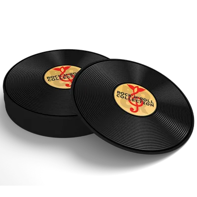 Soft Plastic Record Coaster - Custom Banners Now