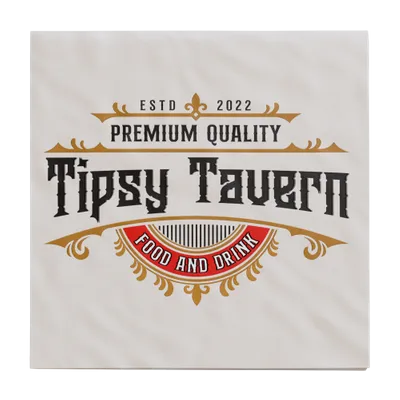 Custom Linen Beverage Napkin - Custom Banners Now