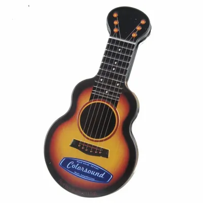 Gold Acoustic Guitar Shaped Mint Tin - Custom Banners Now