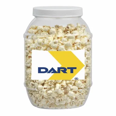 Large Plastic Jar - Butter Popcorn - Custom Banners Now