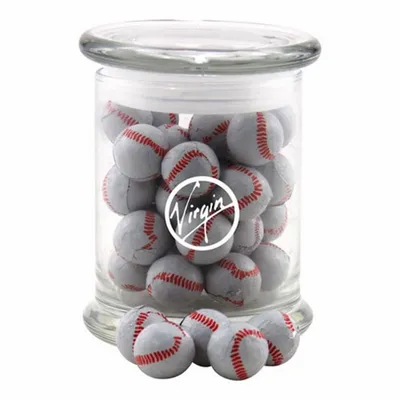 Jar with Chocolate Baseballs - SG700 - Custom Banners Now