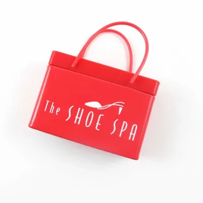 Dark Pink Shopping Bag Tin - Custom Banners Now