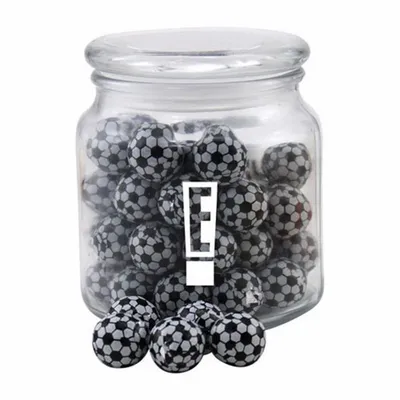 Jar with Chocolate Soccer Balls - SG400 - Custom Banners Now