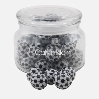 Jar with Chocolate Soccer Balls - SG200 - Custom Banners Now