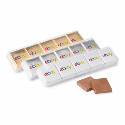 Ten Piece Chocolate Foiled Square Acetate- Full Color - Custom Banners Now