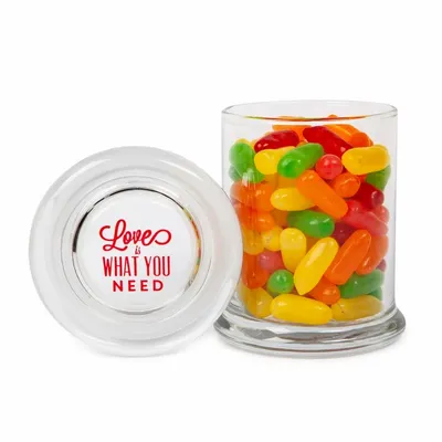 Glass Gourmet Jar - Mike & Ikes - Custom Banners Now