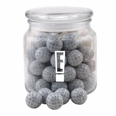 Jar with Chocolate Golf Balls - SG400 - Custom Banners Now