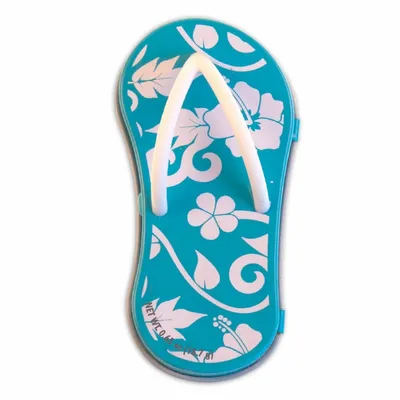 Hibiscus Blue Flip Flop Mint Tin - Custom Banners Now