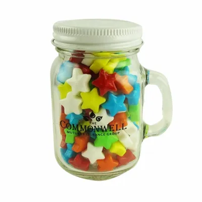 Glass Mini Mason Jars - Starzmania - Custom Banners Now