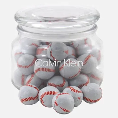Jar with Chocolate Baseballs - SG200 - Custom Banners Now