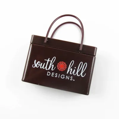 Brown Shopping Bag Tin - Custom Banners Now