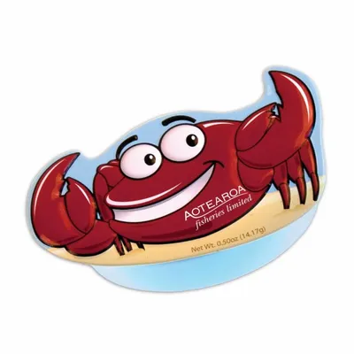 Crab Shaped Mint Tin - Custom Banners Now