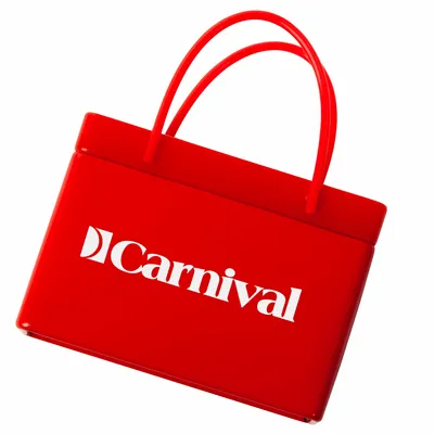 Red Shopping Bag Tin - Custom Banners Now
