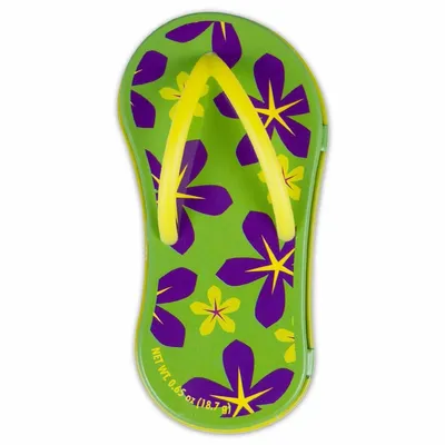 Floral Green Flip Flop Mint Tin - Custom Banners Now