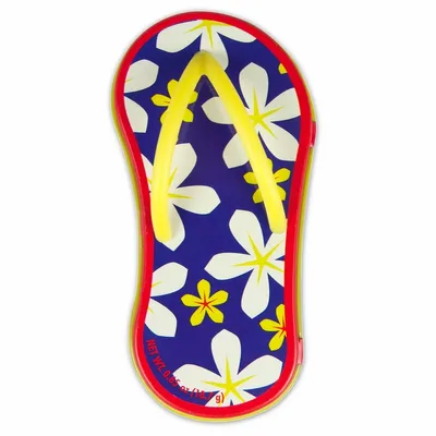 Floral Blue Flip Flop Mint Tin - Custom Banners Now