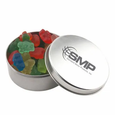 Round Tin with Gummy Bears - SBF3000 - Custom Banners Now