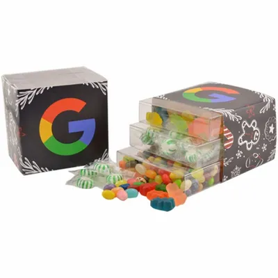 3 Way Candy Stack Acetate Tower - TRB827 - Custom Banners Now