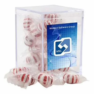 Small Acrylic Candy Box with Starlight Mints - Custom Banners Now
