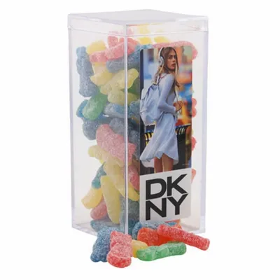 Acrylic Box with Sour Patch Kids - Medium - Custom Banners Now