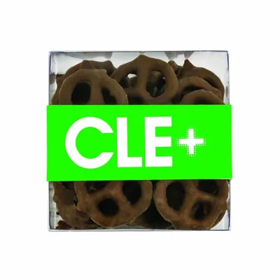 Square Acetates - Milk Chocolate Mini Pretzels - Custom Banners Now