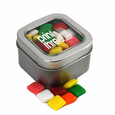 Window Tin with Mini Chicklets - SBF2500 - Custom Banners Now