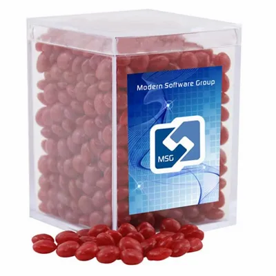 Acrylic Box with Red Hots - Small - Custom Banners Now