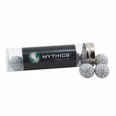Tube with Chocolate Golf Balls - TRB650 - Custom Banners Now
