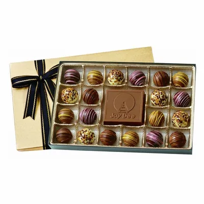 Truffle Gift Box with 20 Chocolate Truffles - Custom Banners Now