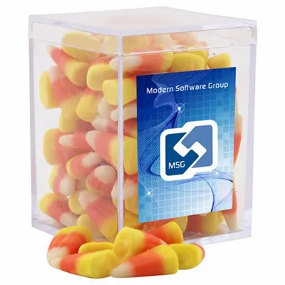 Acrylic Box with Candy Corn - Small - Custom Banners Now