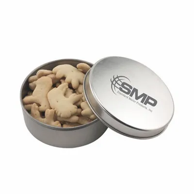 Round Tin with Animal Crackers - SBF3000 - Custom Banners Now