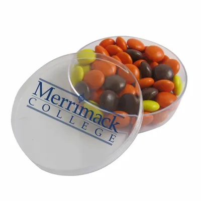 Small Round Acrylic with Reese's Pieces - Custom Banners Now