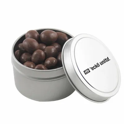 Round Tin with Chocolate Peanuts - SBF3100 - Custom Banners Now