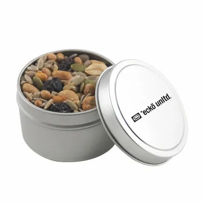 Round Tin with Trail Mix - SBF3100 - Custom Banners Now