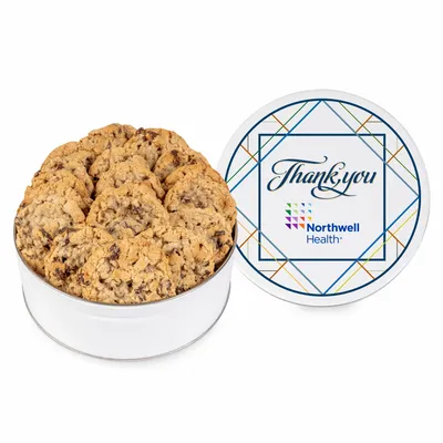 Fresh Beginnings Oatmeal Raisin Cookie Tin - Custom Banners Now