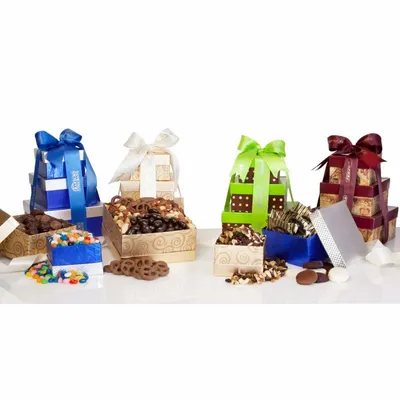 Chocolate Lovers Gift Tower - Custom Banners Now