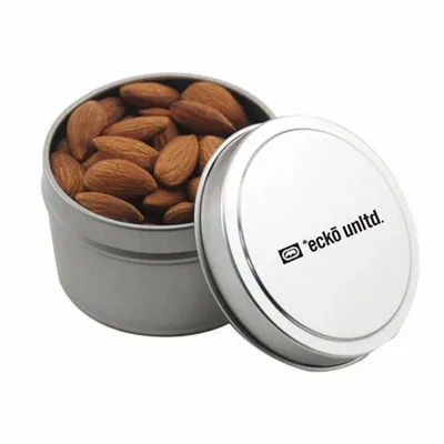 Round Tin with Almonds 1" - Custom Banners Now