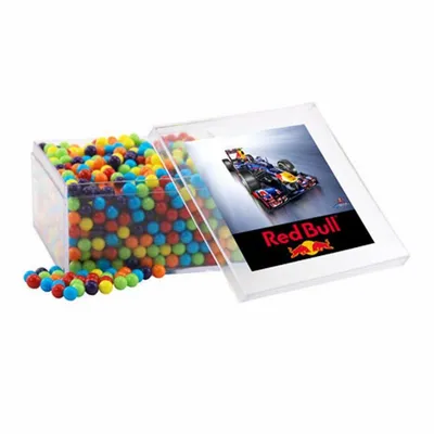 Acrylic Box with Mini Jawbreakers - Large - Custom Banners Now
