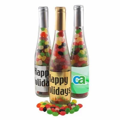 Champagne Bottle w/ Jelly Beans 11" - Custom Banners Now